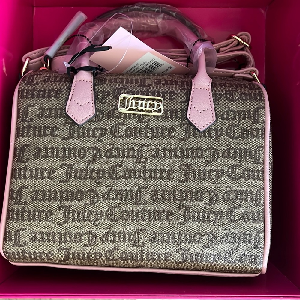 juicy couture chestnut and chino mommy and me speedy set 🩷💖